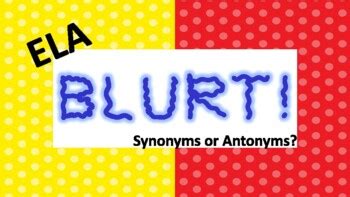 blurt synonym